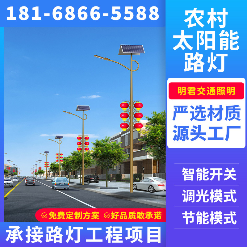 雅安市农村太阳能路灯景观灯