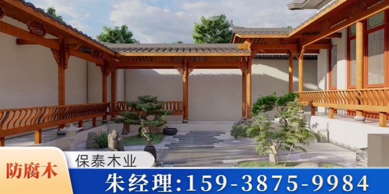 防腐木门头防腐木廊架 - 排名