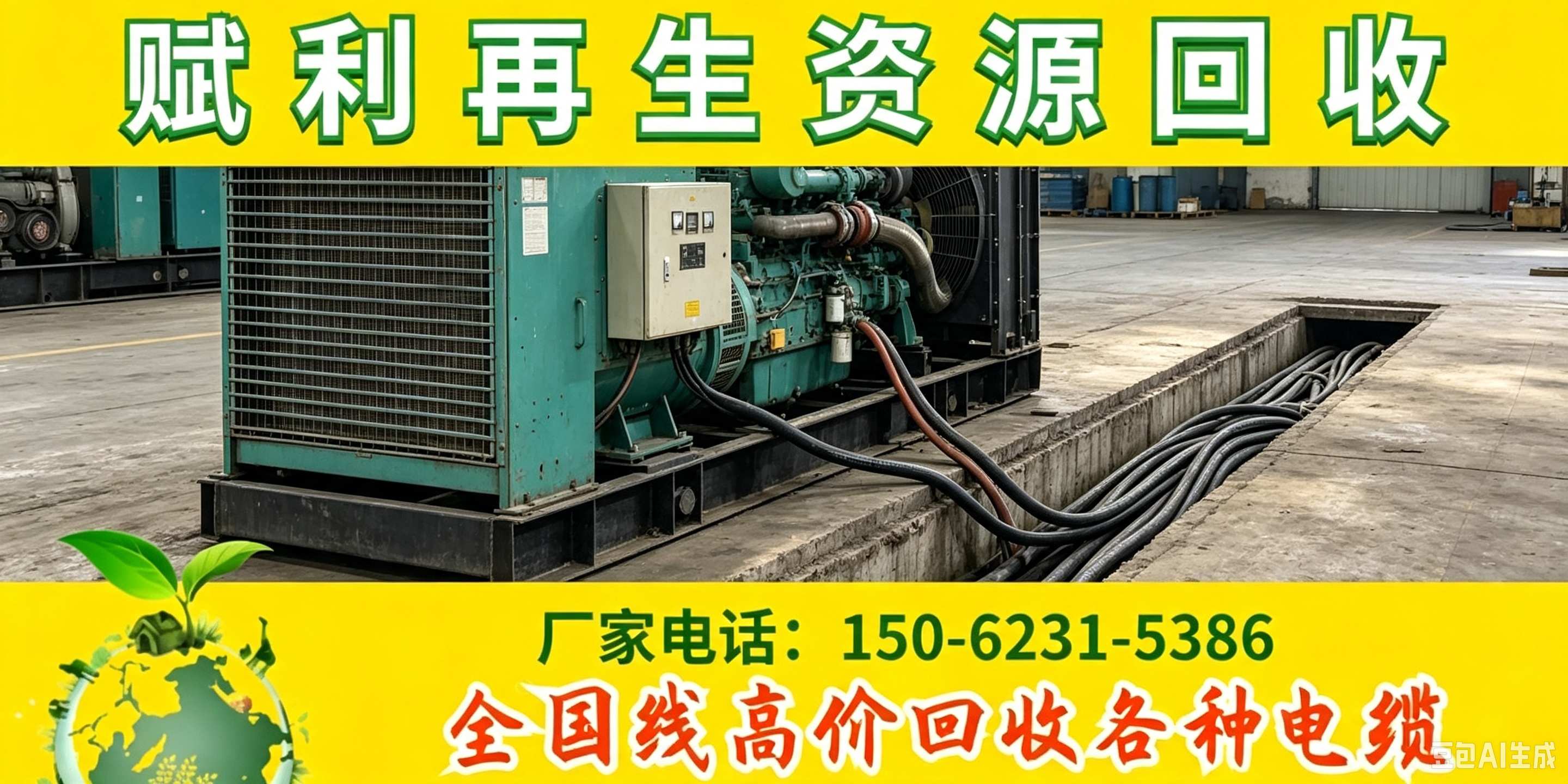 蚌埠市发电机回收发电机组回收