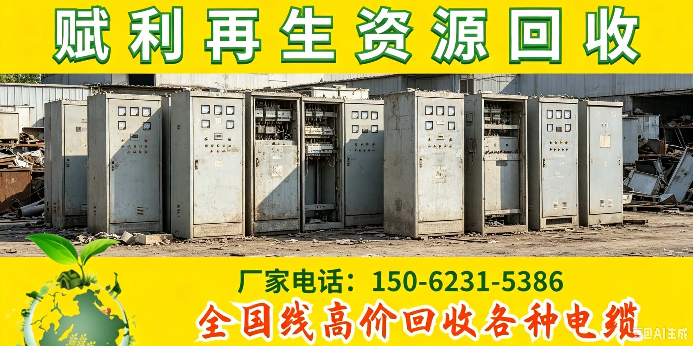 蚌埠市发电机回收配电柜回收