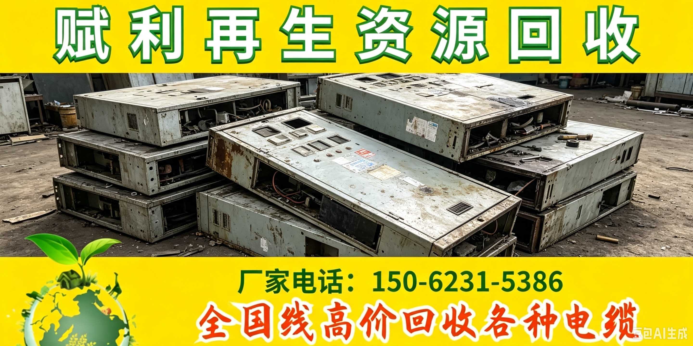 蚌埠市回收配电柜发电机回收