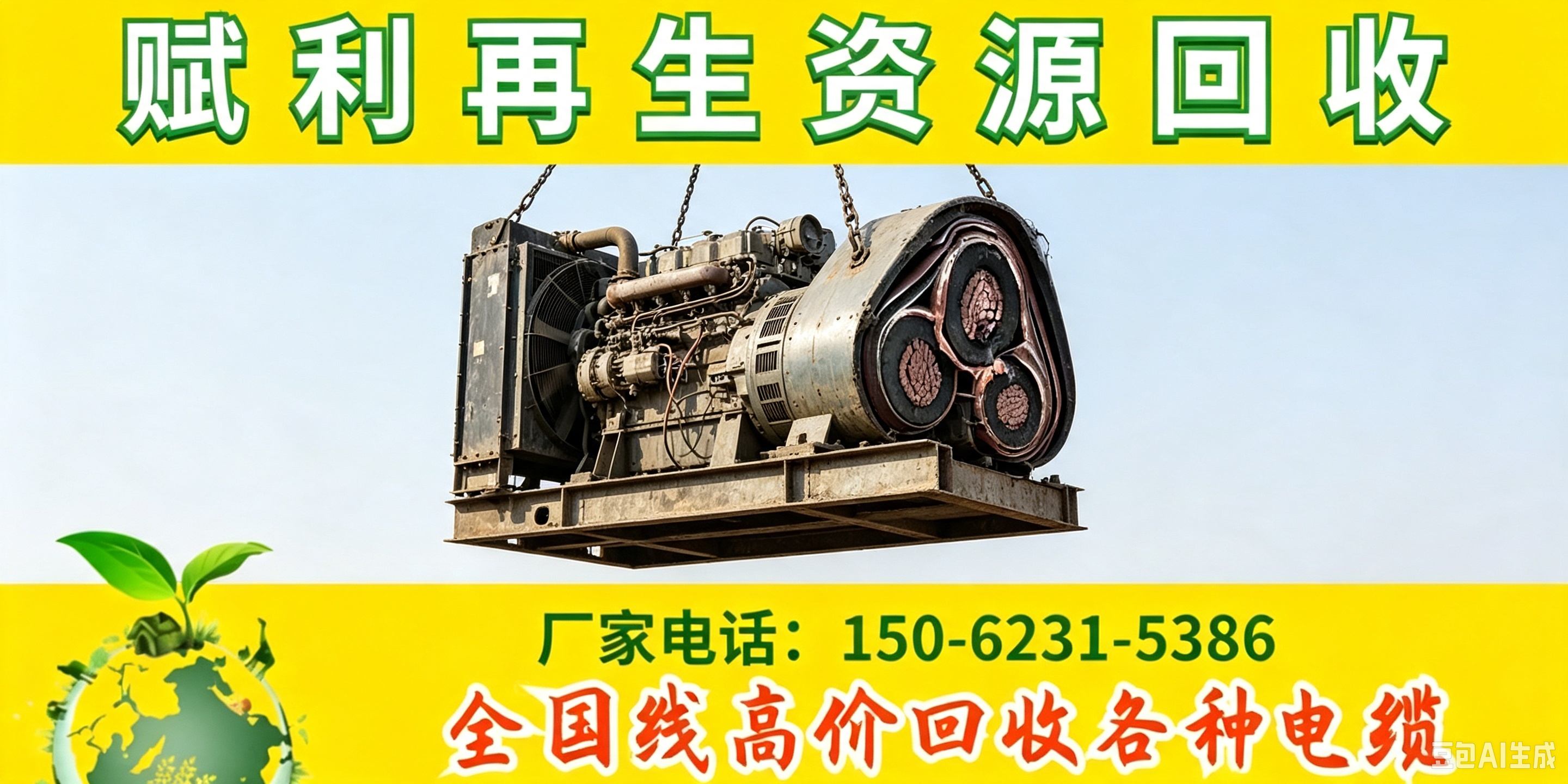蚌埠市二手发电机回收发电机回收