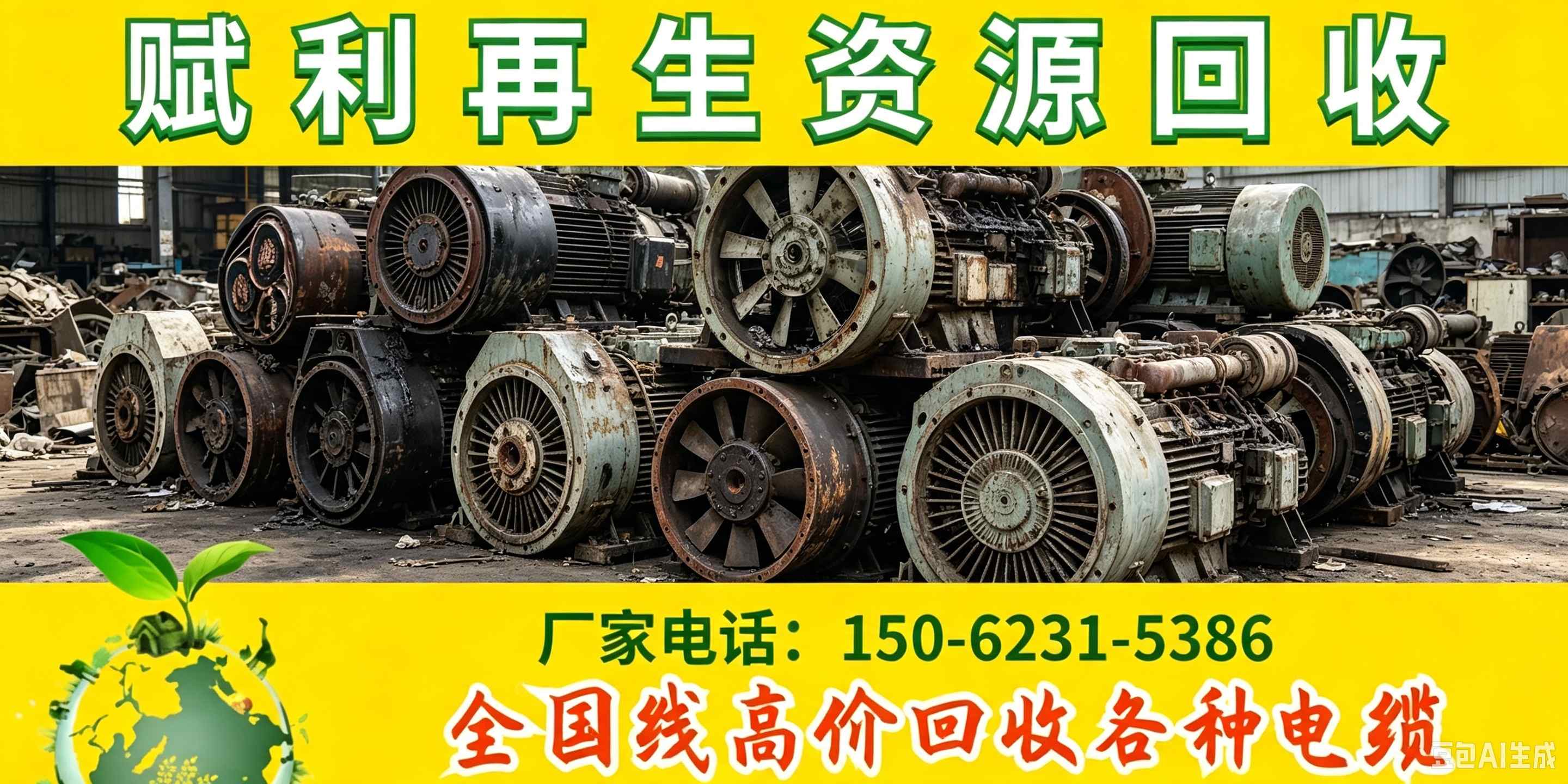 蚌埠市发电机回收废旧发电机回收