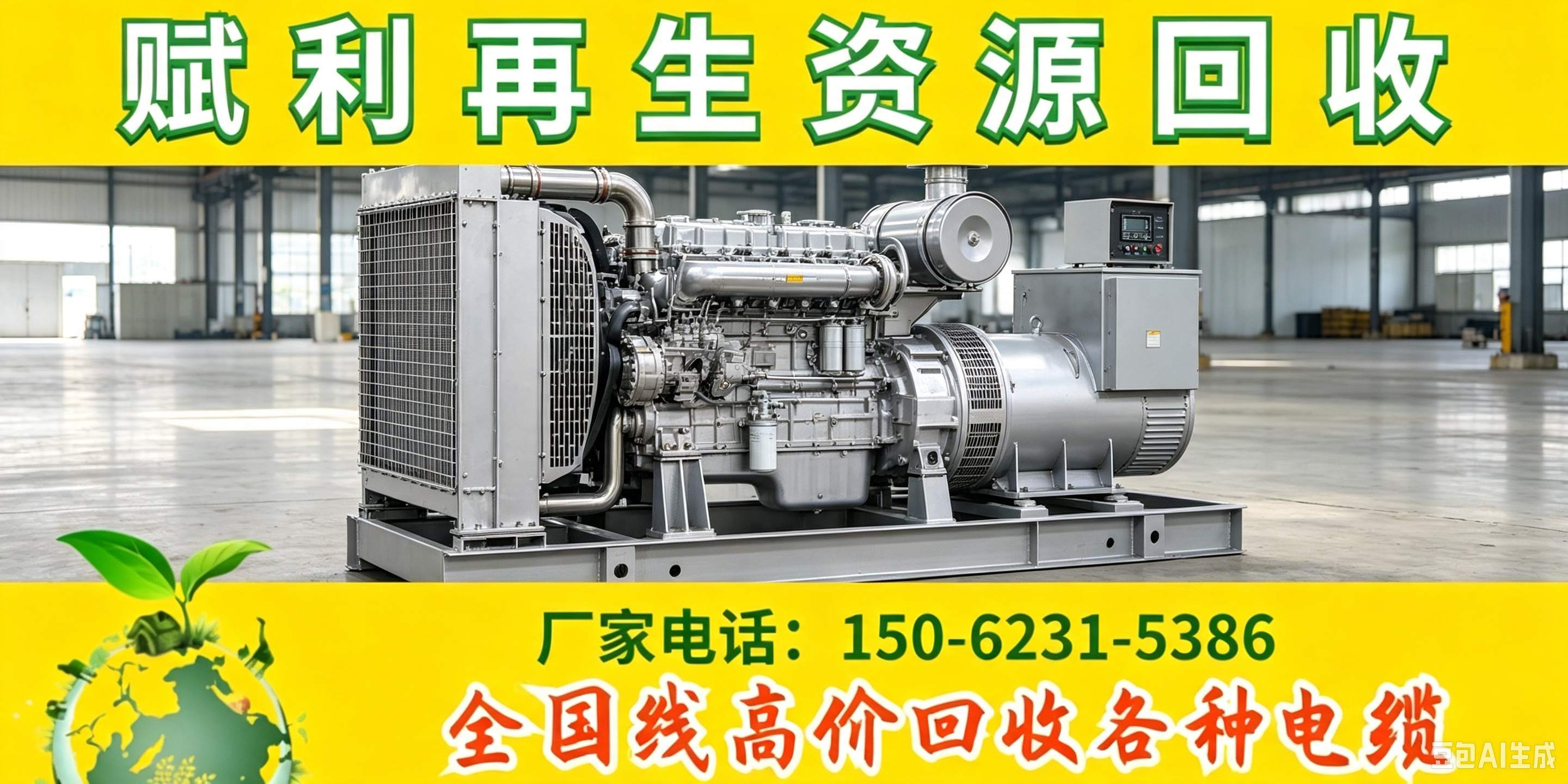 蚌埠市发电机回收报废发电机回收