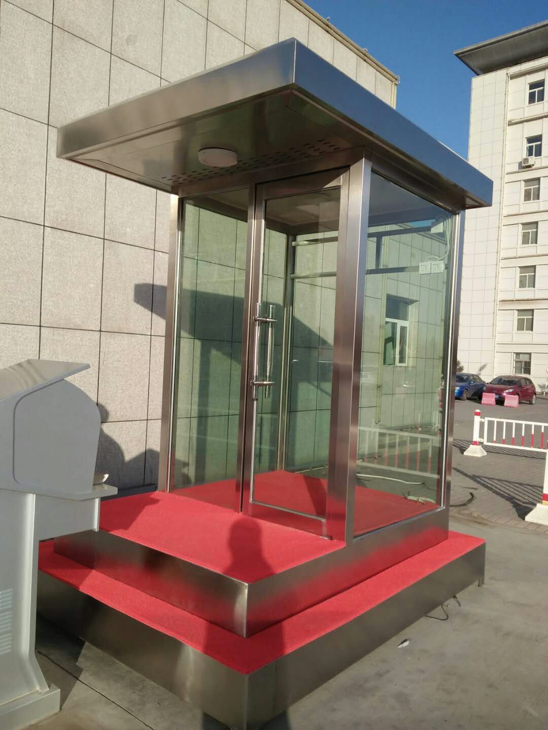 绩溪县钢结构设备舱防弹岗亭