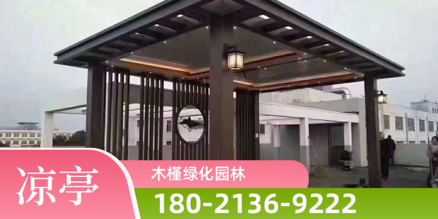 菏泽市牡丹区防腐木木屋古建长廊