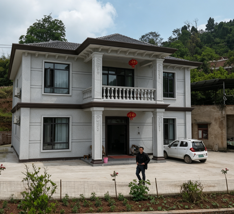 铜陵市乡村别墅建造现浇混凝土别墅