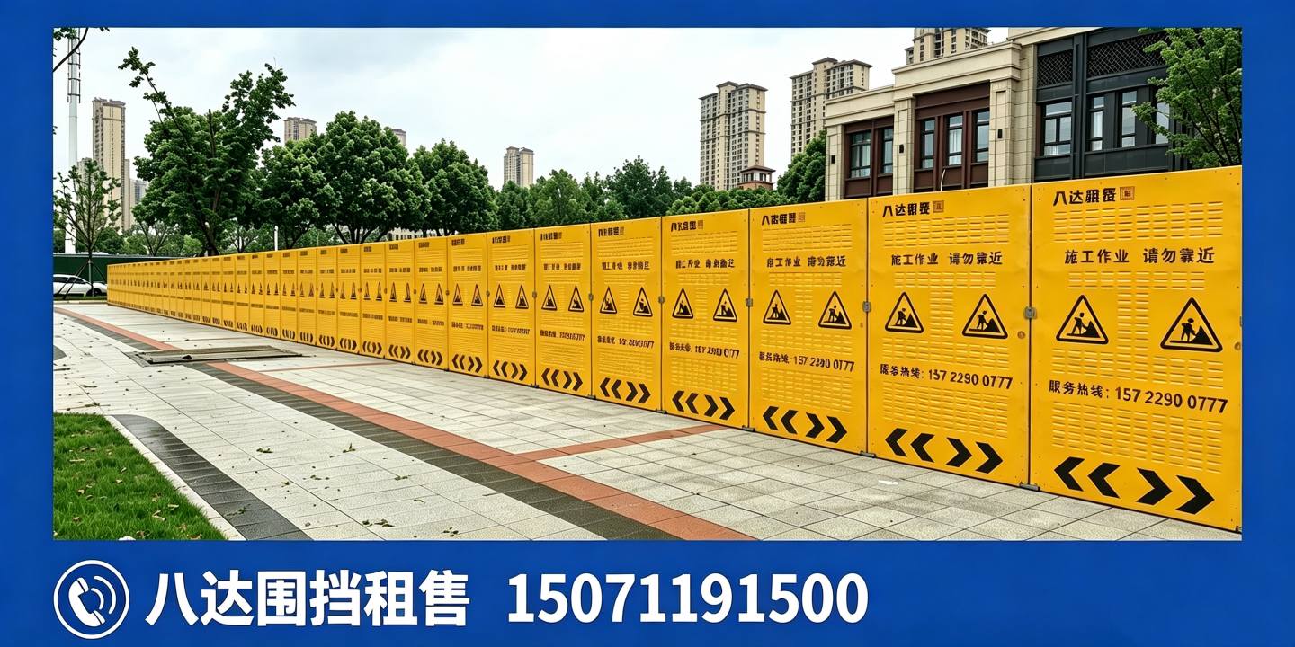 八达工程围挡案例图片