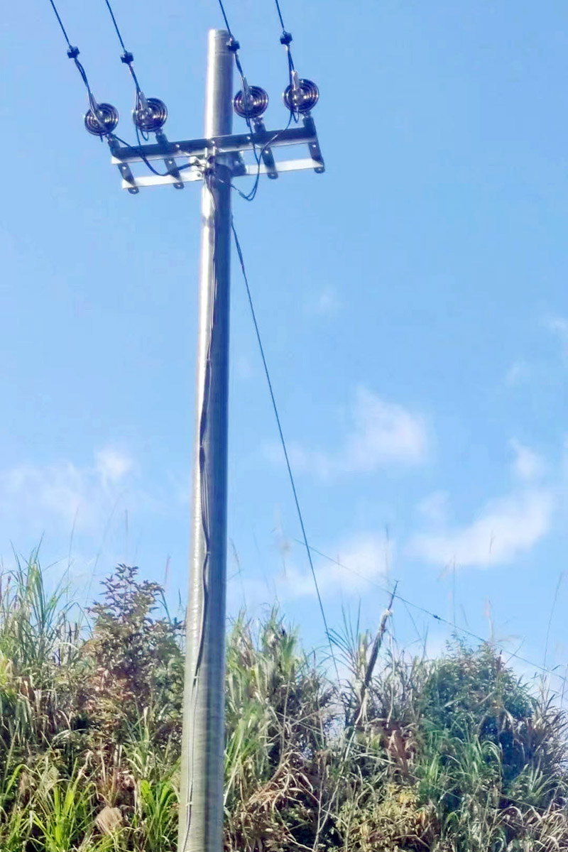 沈阳市环氧玻璃钢灯杆线杆2