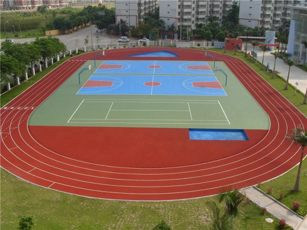 葫芦岛市预制型橡胶跑道混合型塑胶跑道