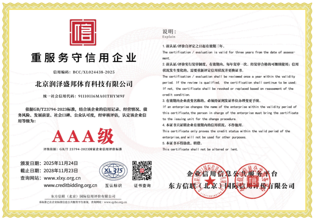 润泽盛邦科技(品牌:锐思赛车学校)资质证书