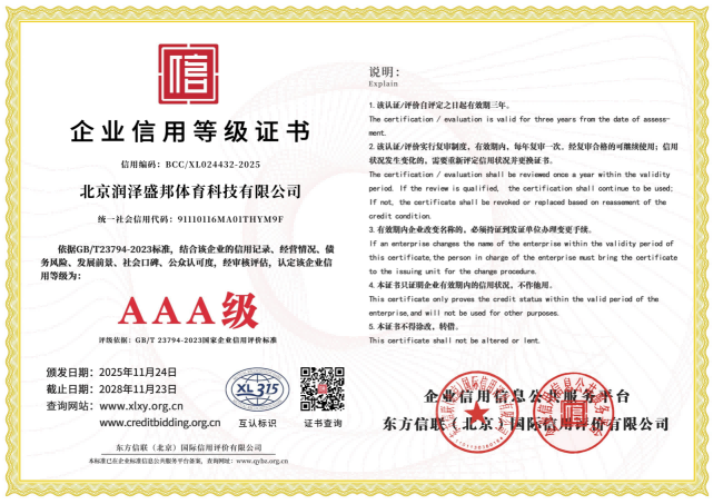 润泽盛邦科技(品牌:锐思赛车学校)资质证书