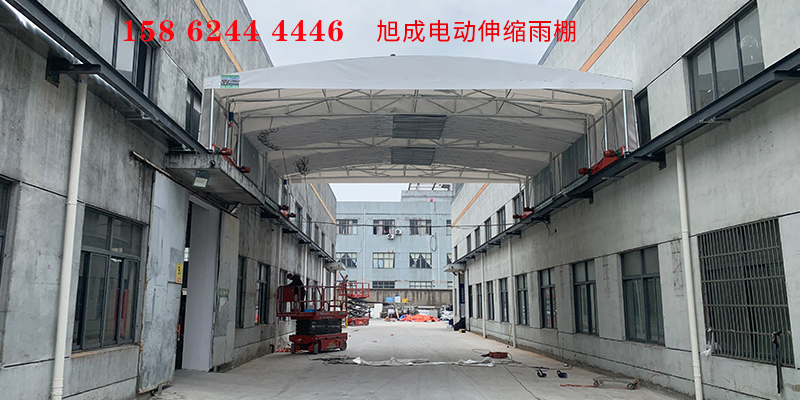 扬州市膜结构车棚遥控推拉棚 - 方案