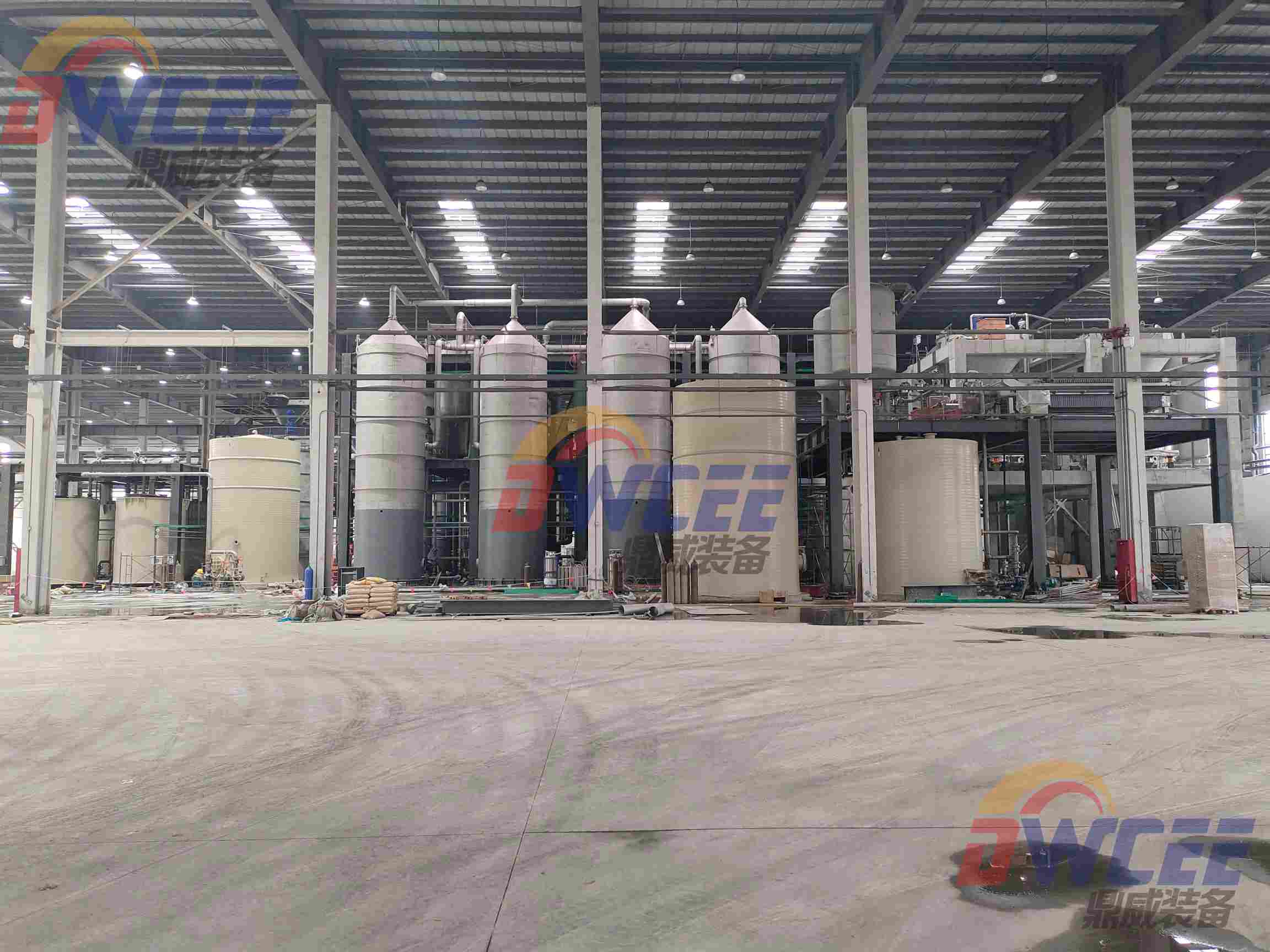 东明县芒硝结晶大型碳酸锂碳化热解提纯设备