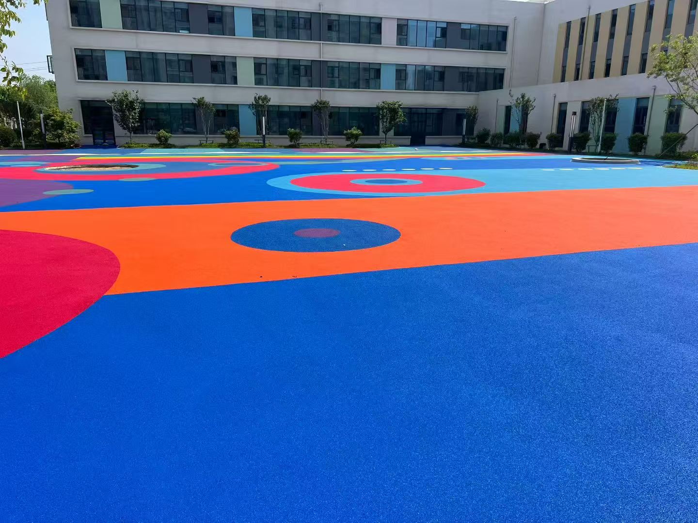 淮北市运动场跑道学校塑胶跑道