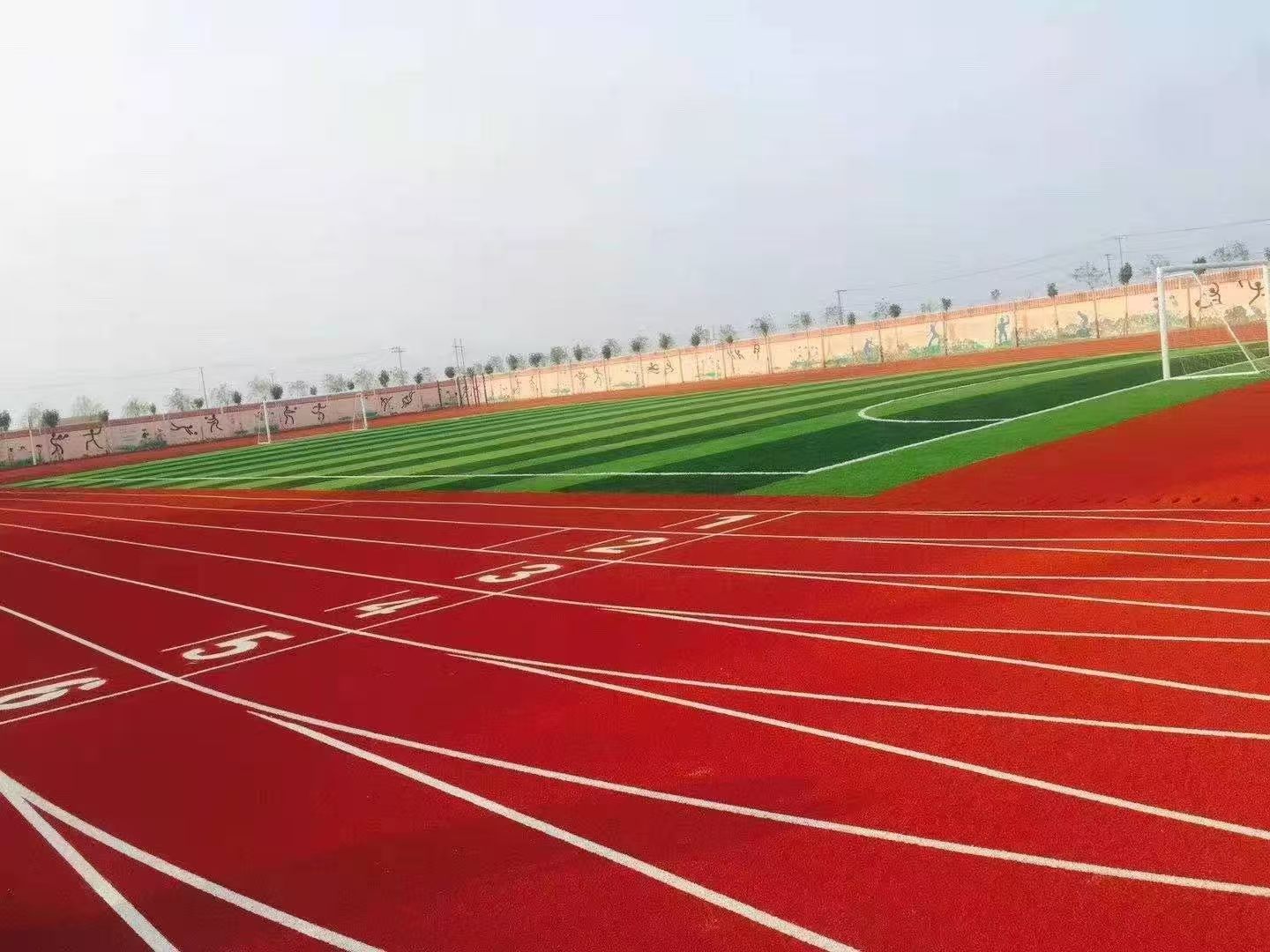 淮北市硅PU运动场跑道