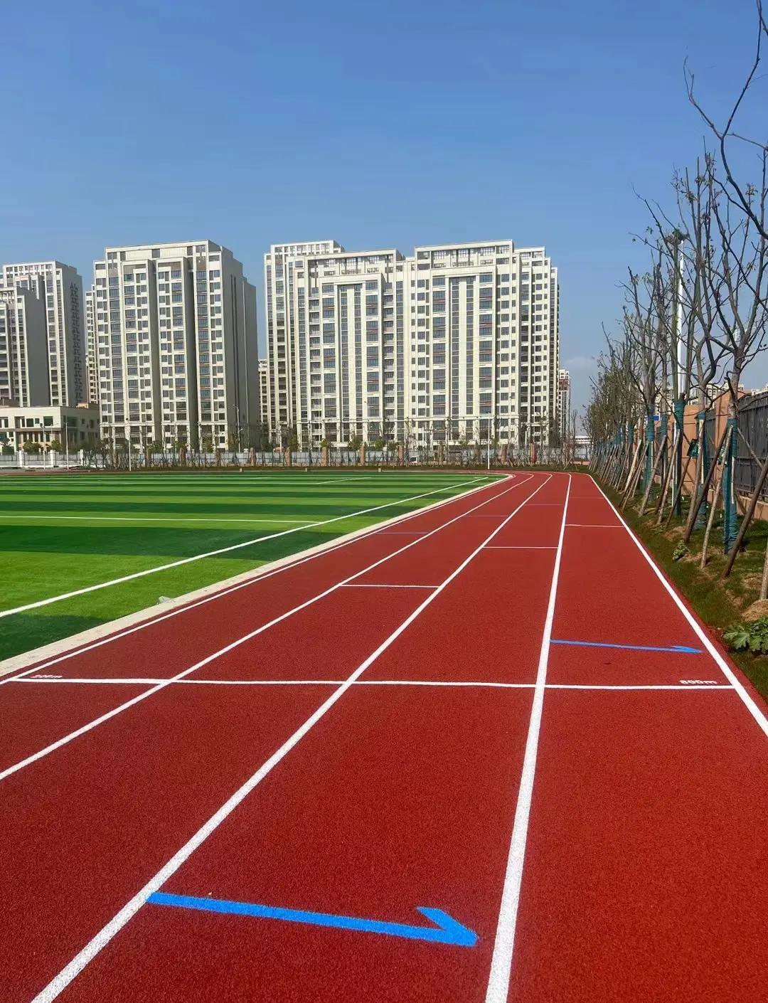 漯河市预制型橡胶跑道塑胶跑道